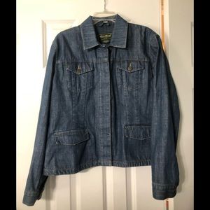 🚫SOLD🚫 Jean Jacket by Eddie Bauer - Size XL